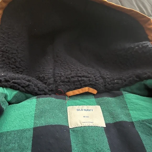 Old Navy Boy’s Brown Hooded Puffer Jacket - Picture 6 of 6